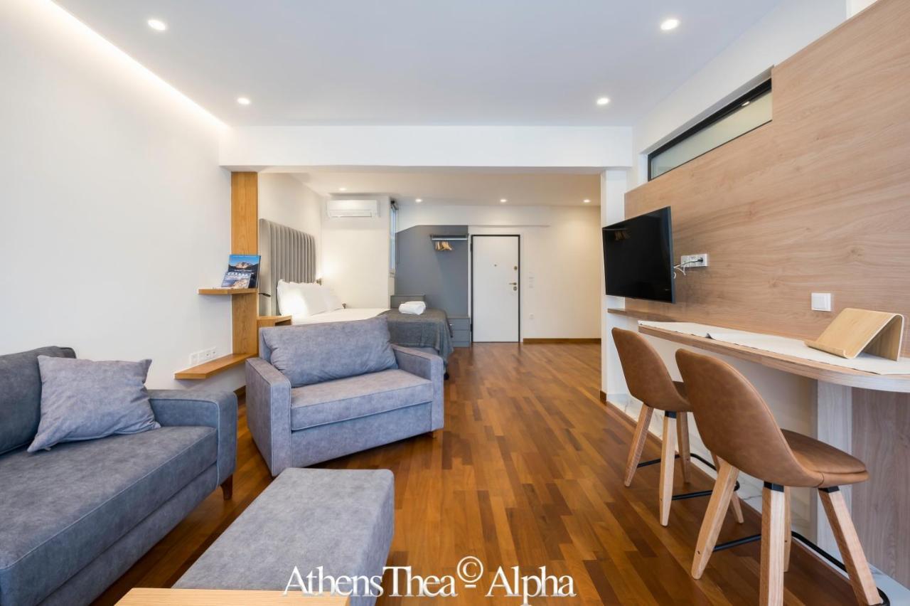 Athensthea Alpha Luxury Penthouse Apt In Omonia Eksteriør billede